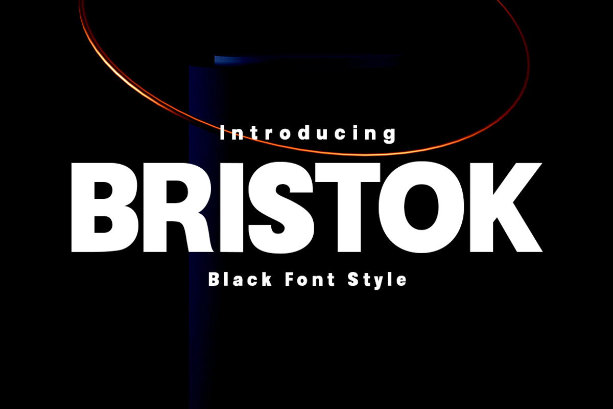 Bristok, a Sans Serif Font by Kenzvalley (Photo 1 of 8)