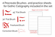 Blackletter Calligraphy Workbook Set, a Templates & Theme by ZenLettering (Thumbnail 8 of 9)