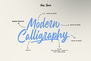 Ravvegin - Calligraphy Font, a Handwritten Font by Haps Space (Thumbnail 4 of 15)