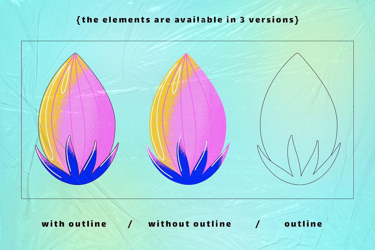 Artsy Flora - Contemporary Flowers, a Decorative Illustration by Leila Divine (Photo 5 of 15)