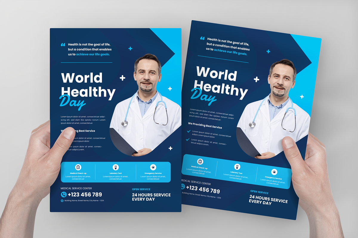 World Health Day Flyer, a Flyer Template by Annora Studio (Photo 4 of 5)