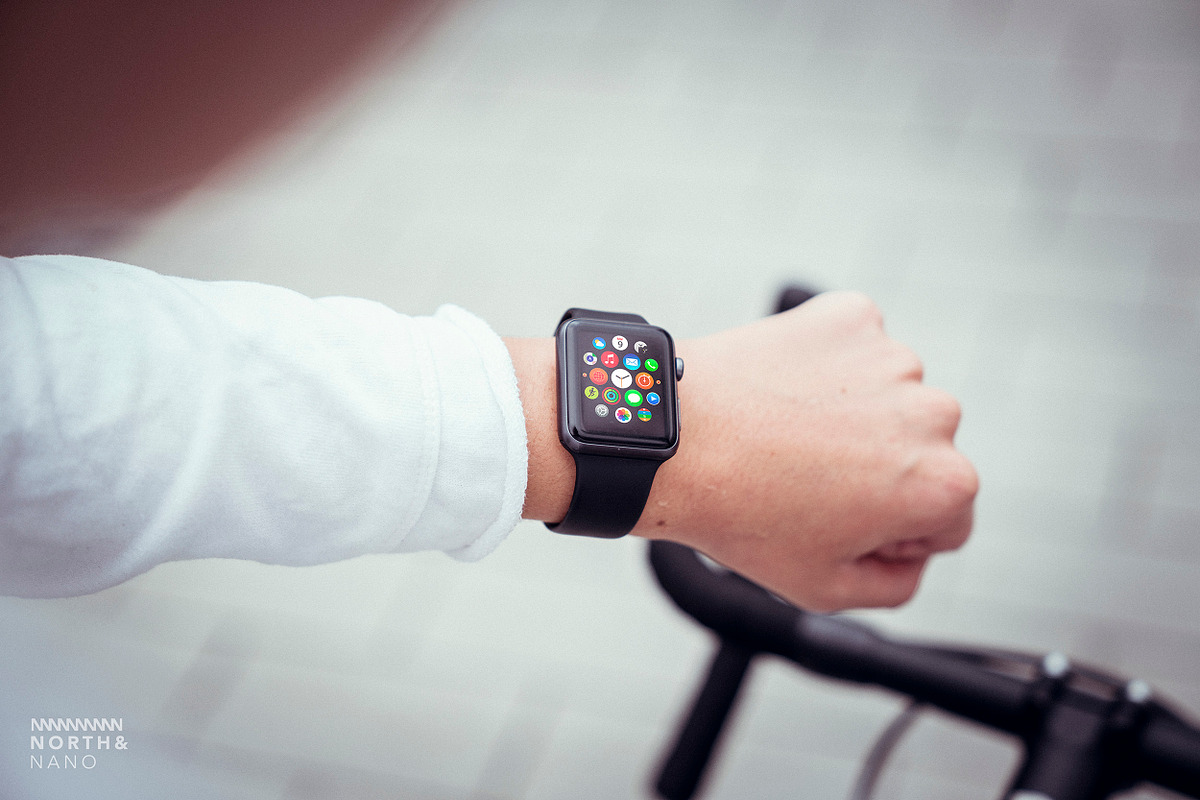 Apple Watch PSD Mockups, a Wearable Device Mockup by North&Nano (Photo 2 of 5)