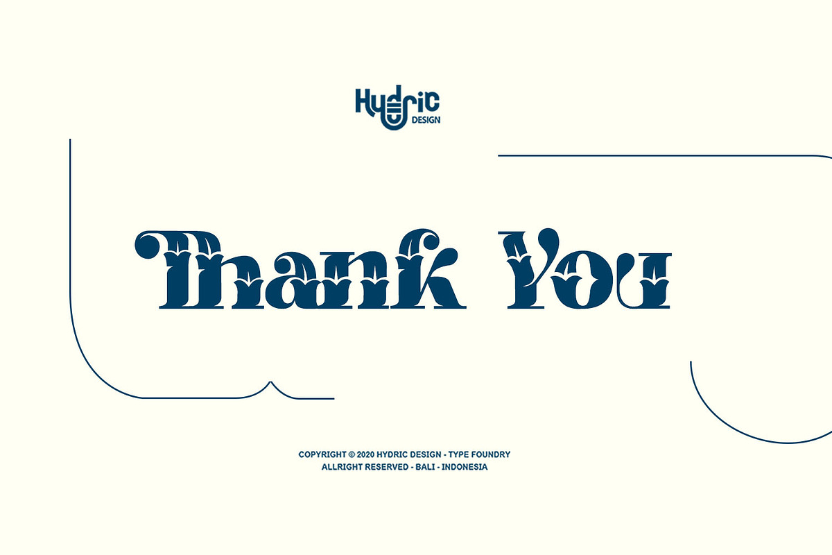 Kyra Vaglo | Floral Display Font, a Sans Serif Font by Hydric Design (Photo 12 of 12)