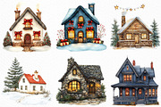 Christmas Home Clipart Bundle, an Illustration by Craft Nest (Thumbnail 5 of 6)