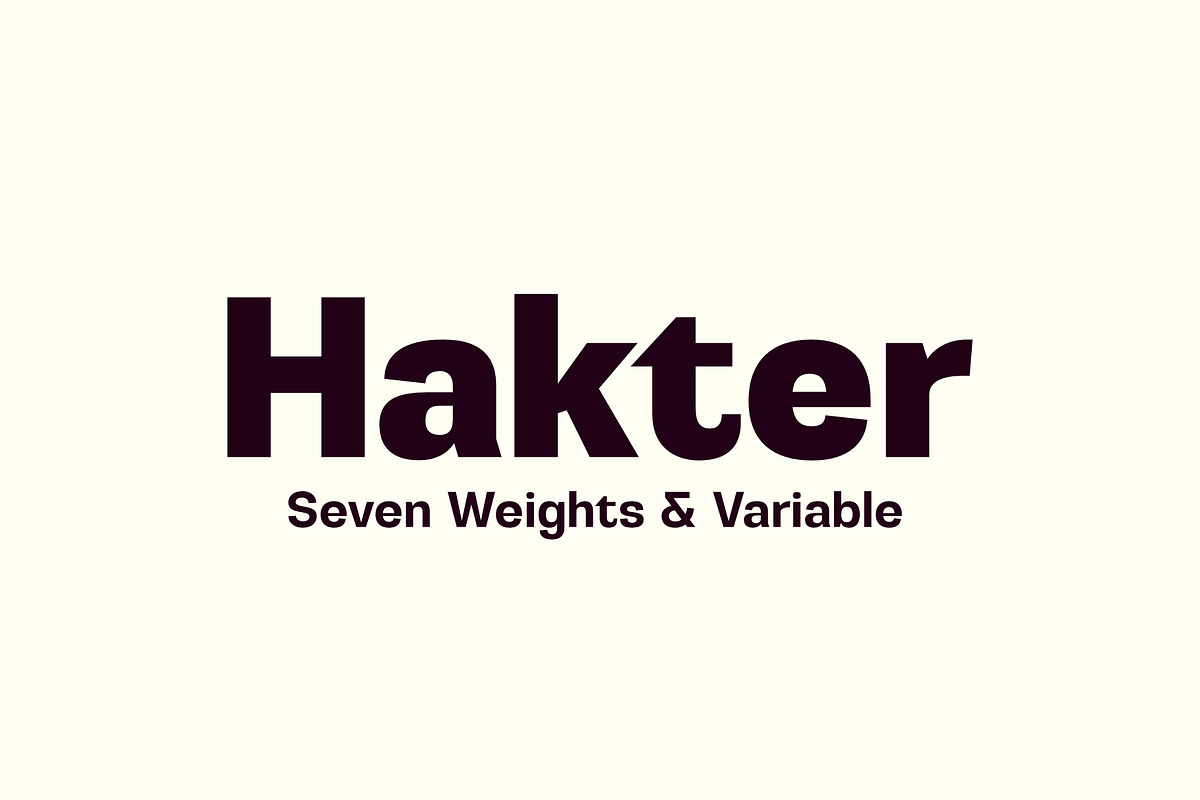 Hakter — Modern Grotesk Sans Serif, a Sans Serif Font by ESEM (Photo 1 of 9)