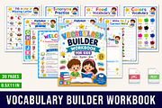 Vocabulary Builder Workbook, a Stationery Template by Designmela01 (Thumbnail 1 of 5)