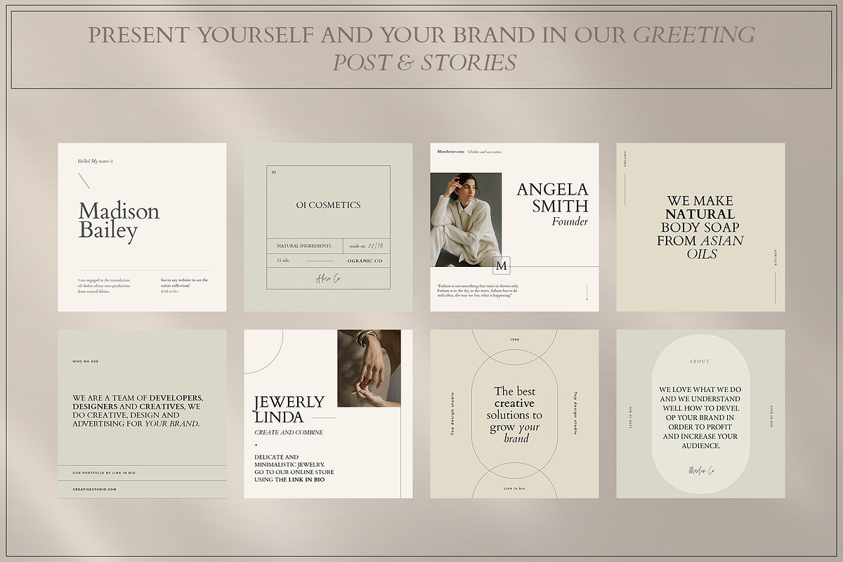 CANVA & PS / Create Your Brand, a Social Media Template by Simple có (Photo 5 of 13)