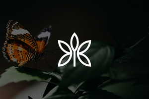 Minimalist Luxury Butterfly Logo