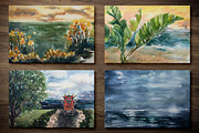 Hand Painted Watercolor Landscapes 1, a Texture Graphic by Design Panoply (Thumbnail 6 of 9)