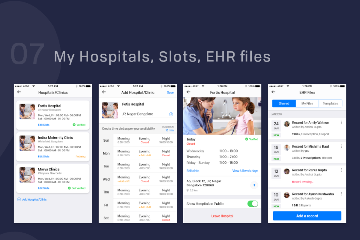 Healthcare Doctor App, an UI Kit Template by UX Design Master (Photo 10 of 10)