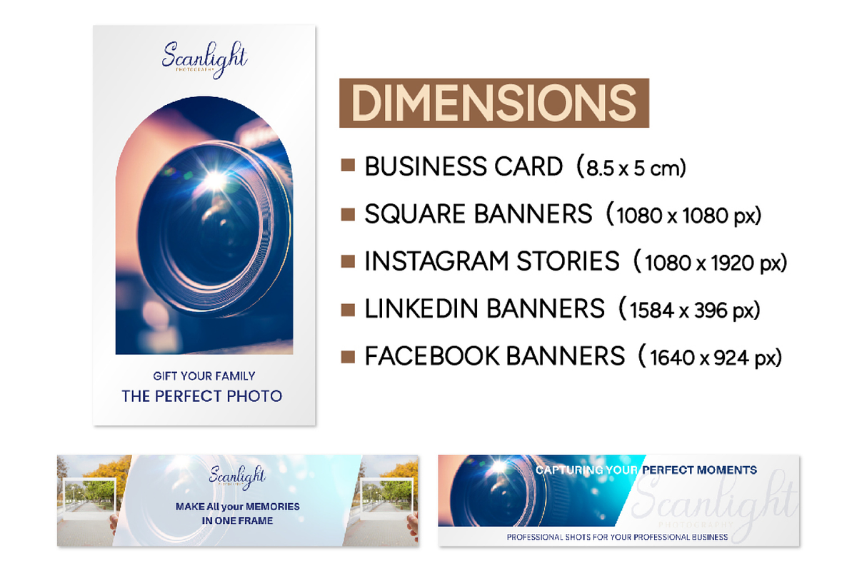 Photographer Branding Mini Bundle, a Social Media Template by Branding by Kellsey (Photo 3 of 5)