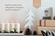 Christmas Frame Mockup Bundle, a Print Template by Yuri-U (Thumbnail 19 of 19)