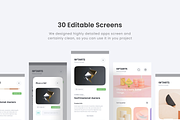 NFTARTS - NFT Apps UI KIT, an App Template by Vektora Studio (Thumbnail 3 of 6)