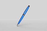 Ballpoint Pen Mockup - 8 views, a Pens & Pencil Mockup by Illusiongraphic (Thumbnail 7 of 26)