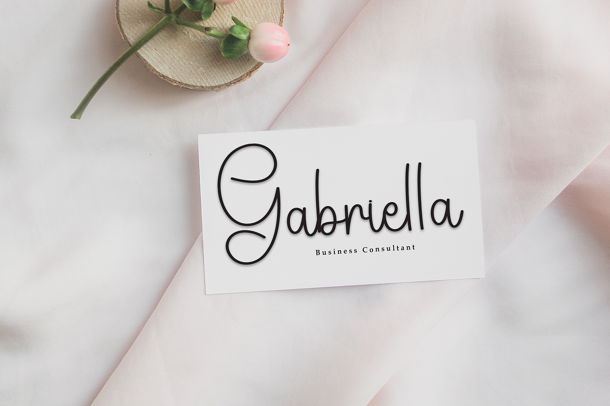 Rainbow | Script Font, a Handwritten Font by Scratchones (Photo 5 of 8)