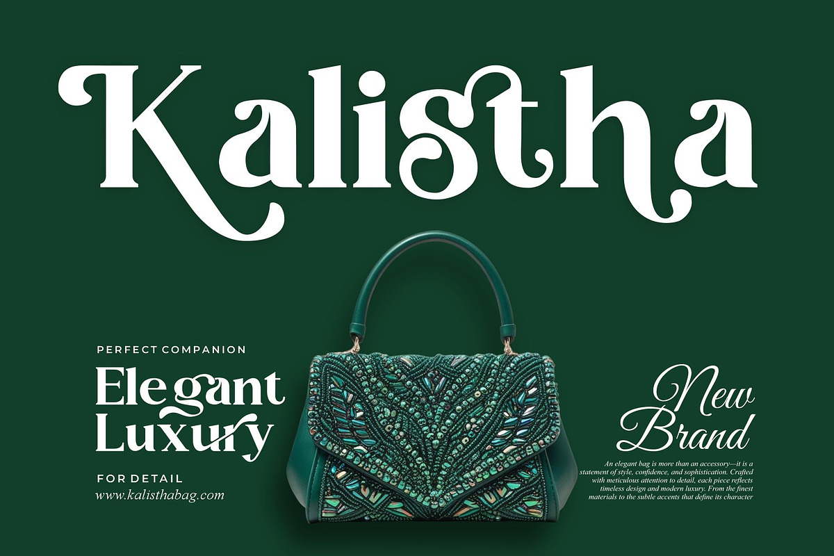 Kisthe || Modern Classy Serif Font, a Serif Font by Ermedia Studio (Photo 7 of 10)