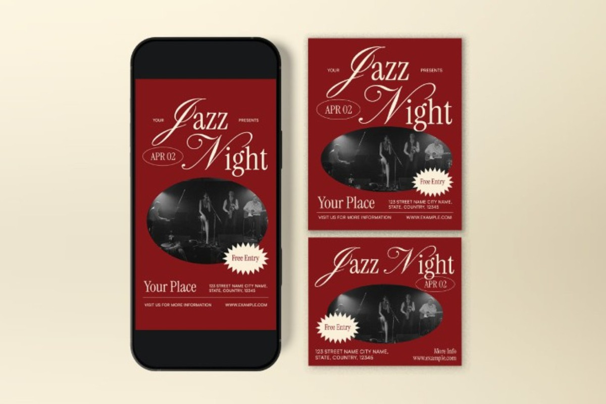 Jazz Night Flyer preview 3