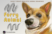 Procreate Furry Animal Brush Pack 1, a Brush Add-On by Artbykimmyw (Thumbnail 7 of 7)