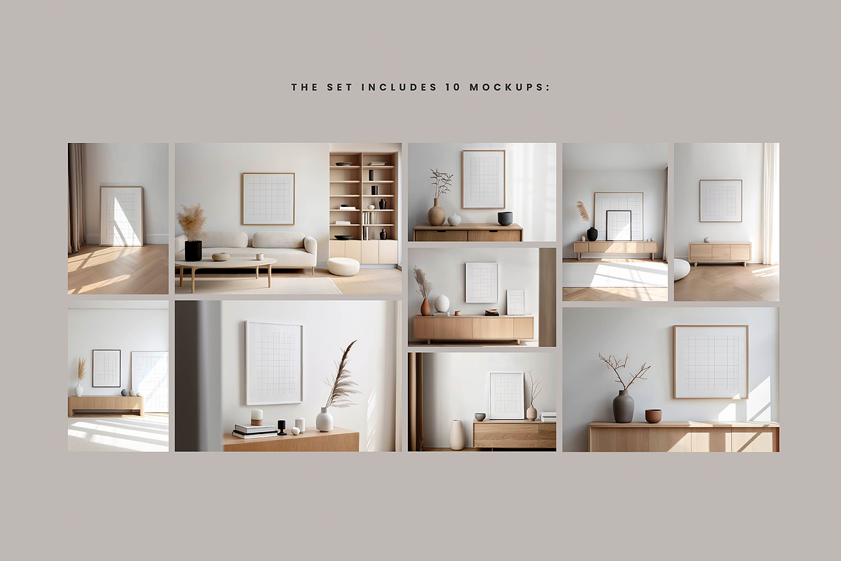 Frame Mockups | Play of Sunlight, a Product Mockup by PARTNERS IN CRIME (Photo 2 of 8)