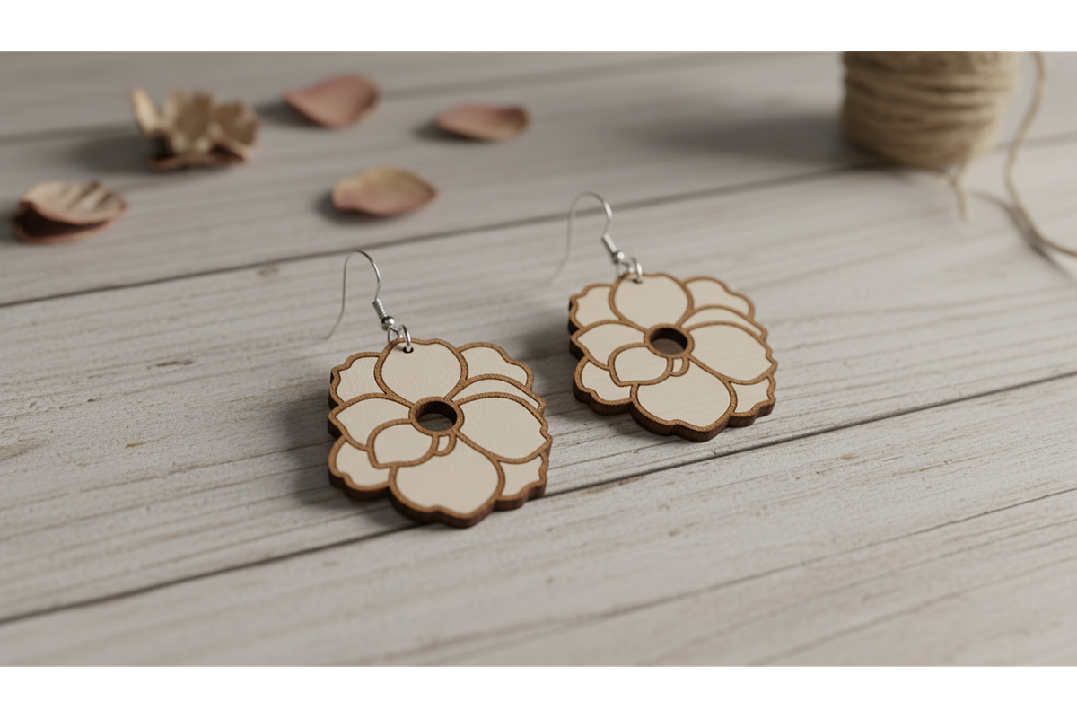 Botanical Earring SVG Set, a Graphic by musafir_fashion (Photo 9 of 11)