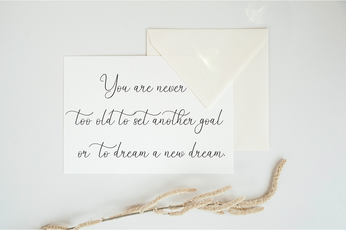 Birthday | Script Font, a Handwritten Font by Scratchones (Photo 3 of 9)