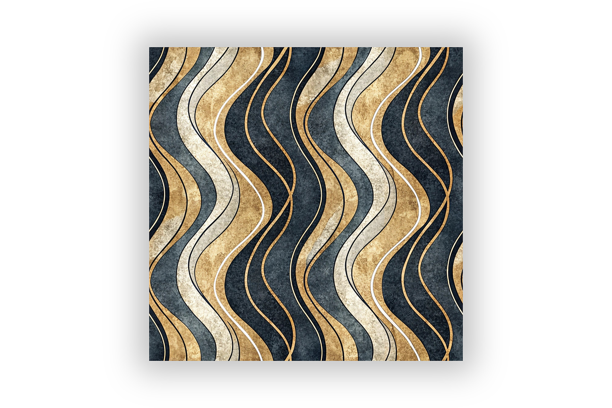 Wavy Hand Drawn Stripe Pattern, a Pattern Graphic by FloridPrintables (Photo 6 of 9)