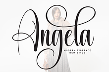 Angela | Script Font
