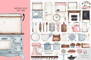 Pasticerie watercolor set, a Decorative Illustration by Estudio 812 (Thumbnail 2 of 10)