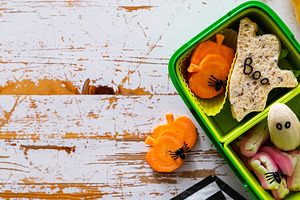 Halloween style school lunch box  featuring lunch, box, and halloween