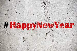 Hashtag happy new year, a Holiday Photo by BOOCYS
