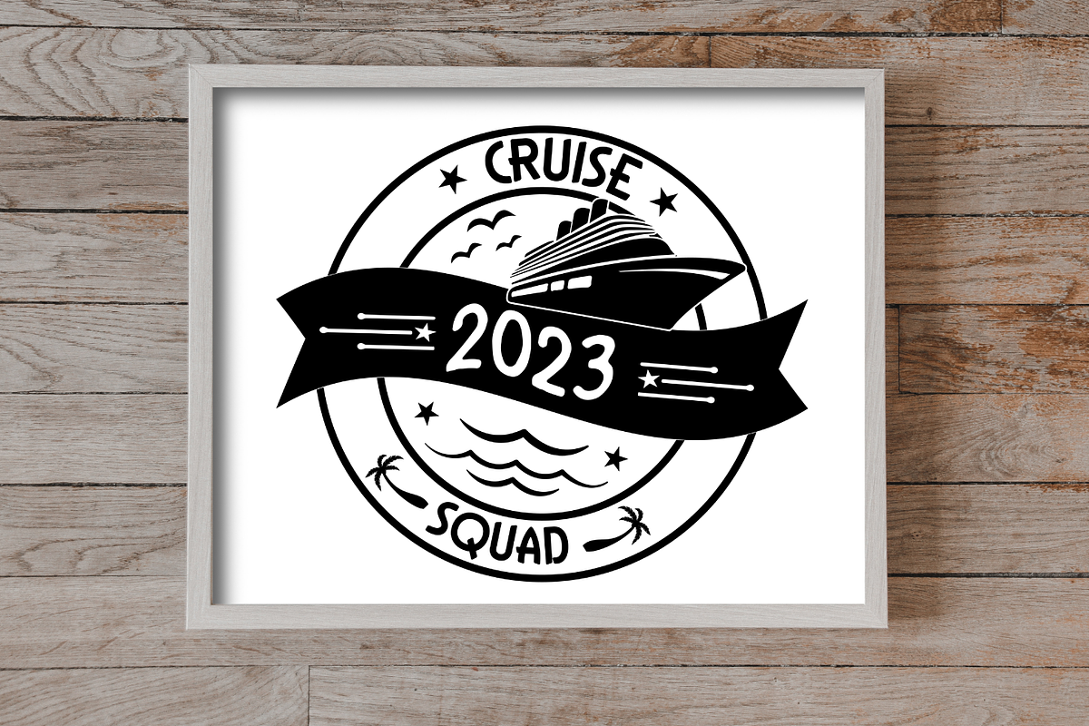 Family Cruise Vacation 2023 SVG Bund, an Object Graphic by Design's Dark (Photo 11 of 14)