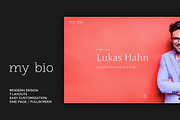 MyBio - PSD Website Template, a Templates & Theme by onetwoworks (Thumbnail 1 of 7)