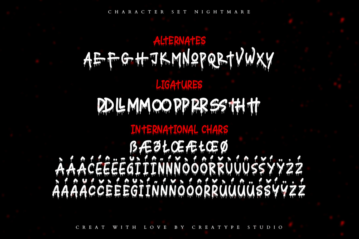 Nightmare Thriller Business Font, a Font by Creatype Studio (Photo 9 of 9)