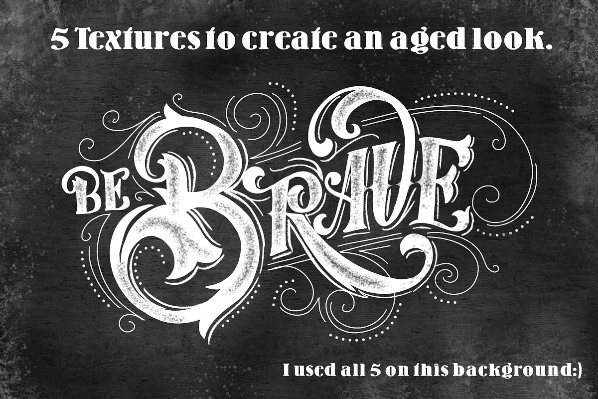 Procreate Vintage Lettering Bundle preview 5