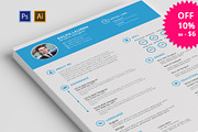 Awesome Resume/Cv, a Resume Template by Themefisher (Thumbnail 1 of 5)