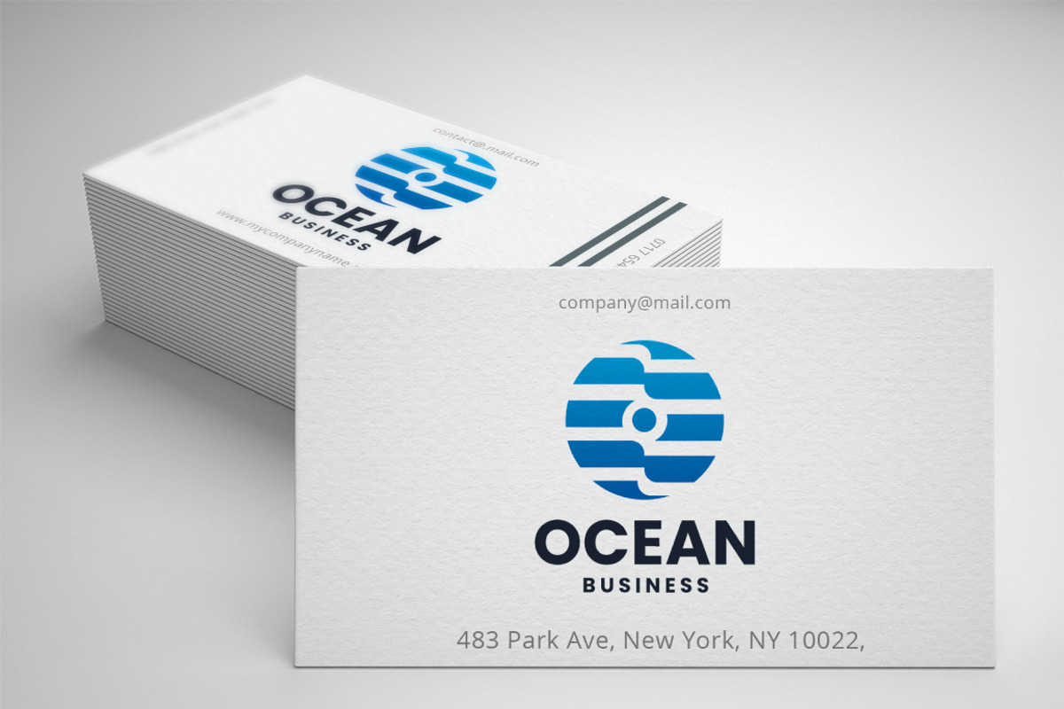 Ocean Letter O - Global Connection, a Branding & Logo Template by Design_Planet (Photo 2 of 3)