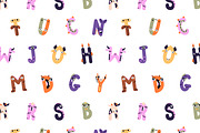 English alphabet, monsters letters, an Animal Illustration by PaperTrident (Thumbnail 4 of 5)