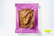 Banana Bread/Loaf Packaging Mockup, a Packaging Mockup by TIFFS (Thumbnail 2 of 3)