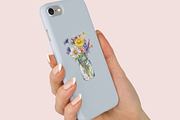 Wildflower in a Mason Jar PNG Images, an Object Graphic by ThingsbyLary (Thumbnail 9 of 10)