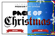 Christmas Pack #1 - Text Styles, a Layer Style Add-On by Jonas Stensgaard (Thumbnail 22 of 23)