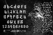 BERINGAS Modern Metal Horror Font, a Blackletter Font by dansdesign (Thumbnail 2 of 8)