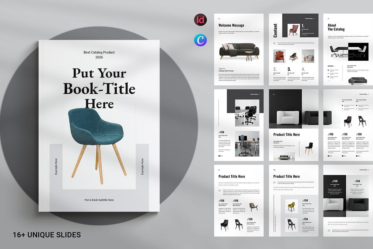 Modern Catalog Design Template, a Brochure Template by RsmBoutique2021 (Photo 1 of 5)