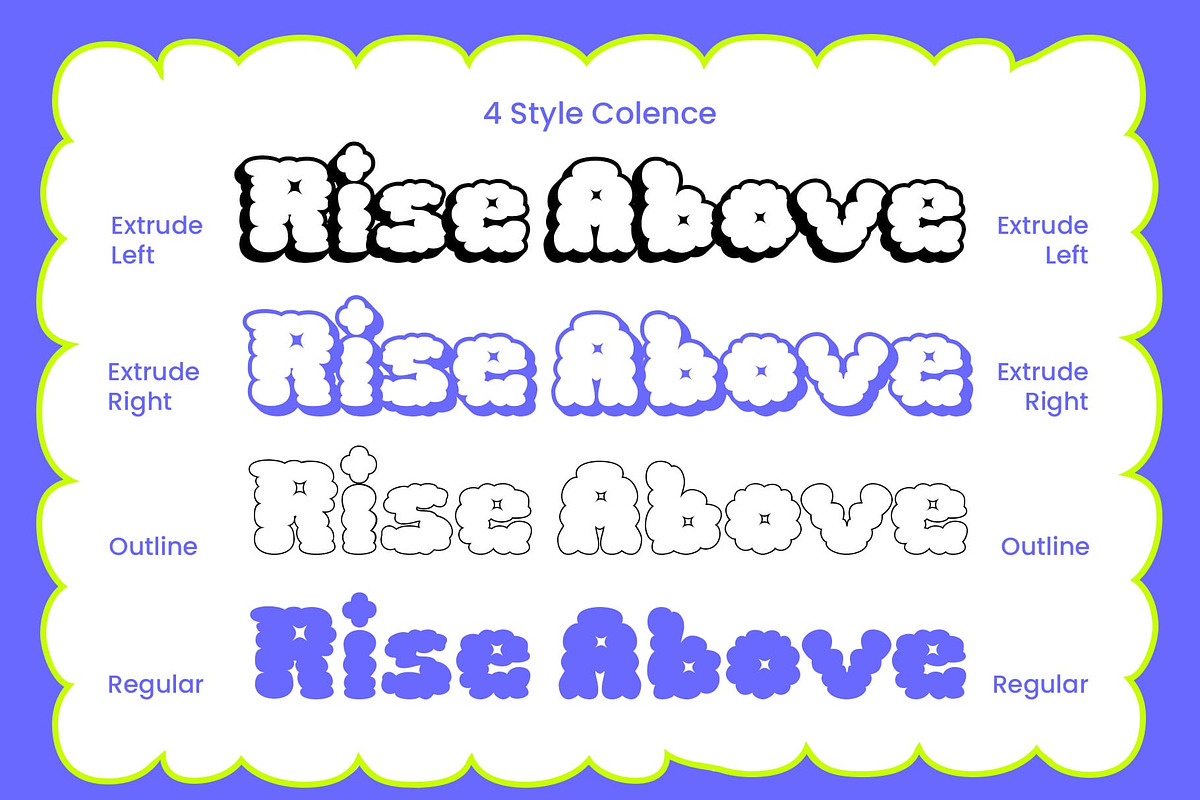 Colence 3D, a Sans Serif Font by Craft Supply Co. (Photo 2 of 8)