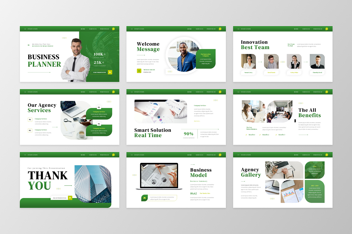 Innovation - Business Plan Keynote, a Presentation Template by GraphauseProject (Photo 5 of 6)