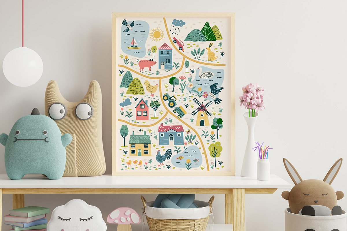 My Little Universe-Map Creation Kit, an Illustration by Anna Ivanir (Photo 2 of 12)