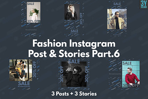 60 Instagram Posts & Stories Bundle