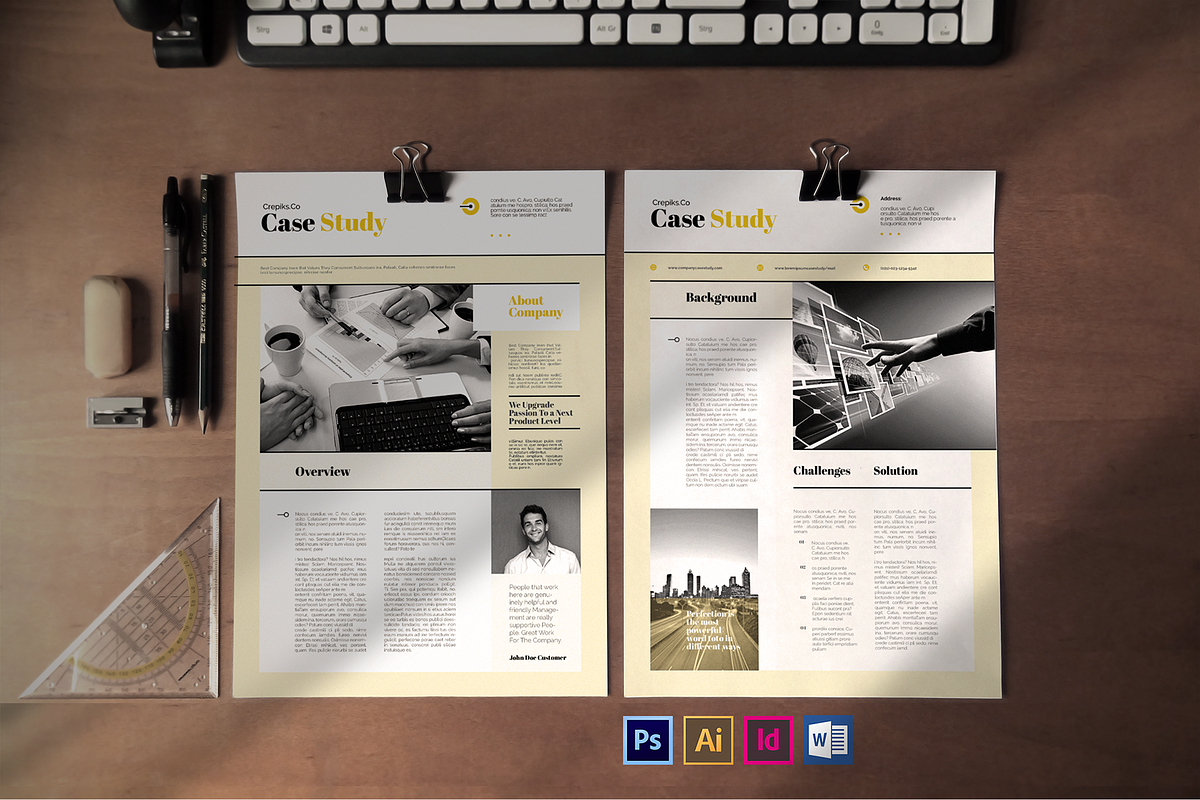 Case Study template 04, a Brochure Template by spidergraph (Photo 1 of 7)