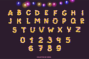 Colorful Fairy Letters & Lights, a Graphic by Pásha (Thumbnail 5 of 6)