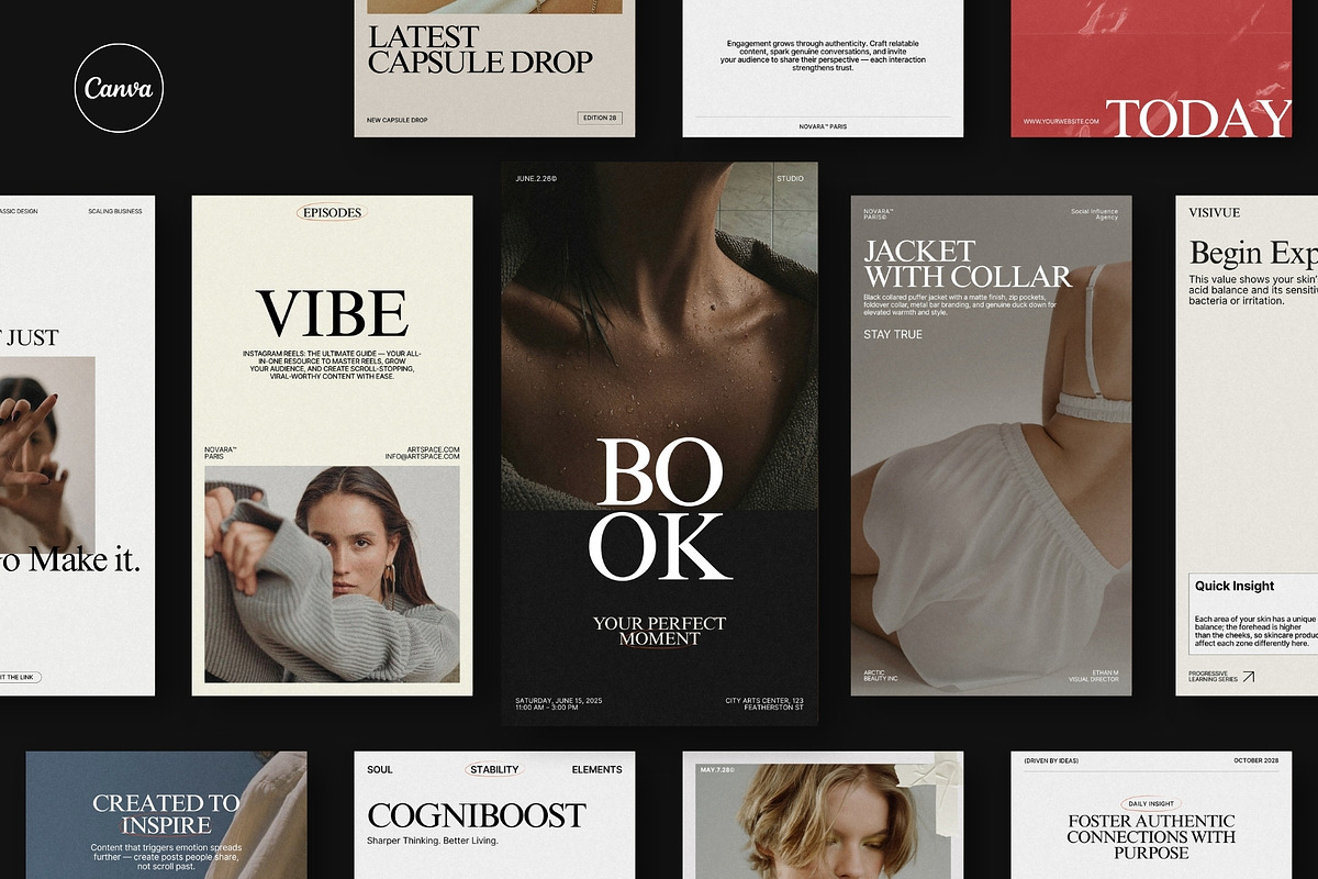 ZUNO | Instagram Template (II), a Social Media Template by The Aesthetic Studio (Photo 1 of 10)