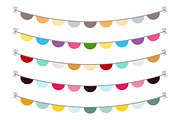 Bunting Banner Clipart, an Illustration by The Digital Download Shop (Thumbnail 5 of 6)